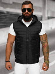 Herren Weste Schwarz OZONEE JS/MY88Z