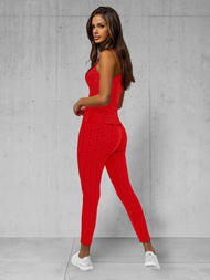 Zweiteiliges Trainingsanzug-Set Rot OZONEE JS/YW88037/5Z