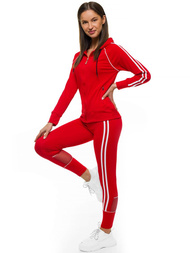 Zweiteiliges Trainingsanzug-Set Rot OZONEE JS/HD070/5