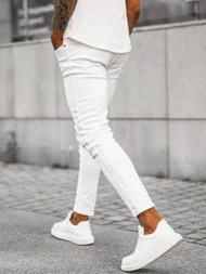 Herren Jeanshose Weiß OZONEE E/5391/01Z