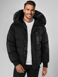 Herren Winterjacke Schwarz OZONEE O/M798