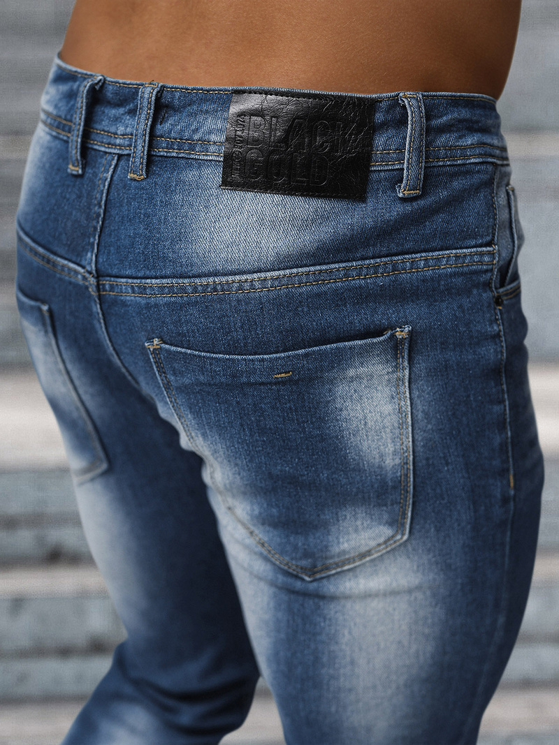 Herren Jeanshose Blau OZONEE NB/MP0199BC