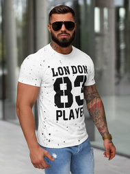 Herren T-shirt Weiß OZONEE JS/8B1388/1