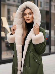 Damen Jacke Grün OZONEE JS/M763/136Z