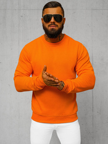 Herren Sweatshirt Orange OZONEE JS/2001-10Z