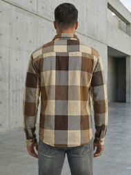 Herren Hemd Camel OZONEE NB/MC728KZ