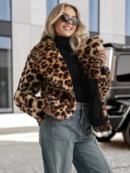 Damen Jacke Beige-Braun OZONEE JS/61M8500/158