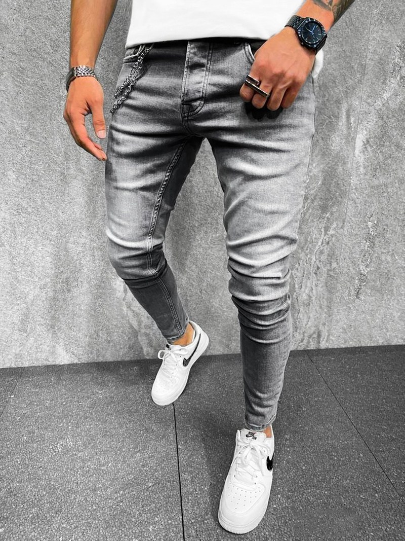 Herren Jeanshose Grau OZONEE O/B6421