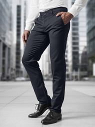 Herren Chino Hose Dunkelblau OZONEE V/5100