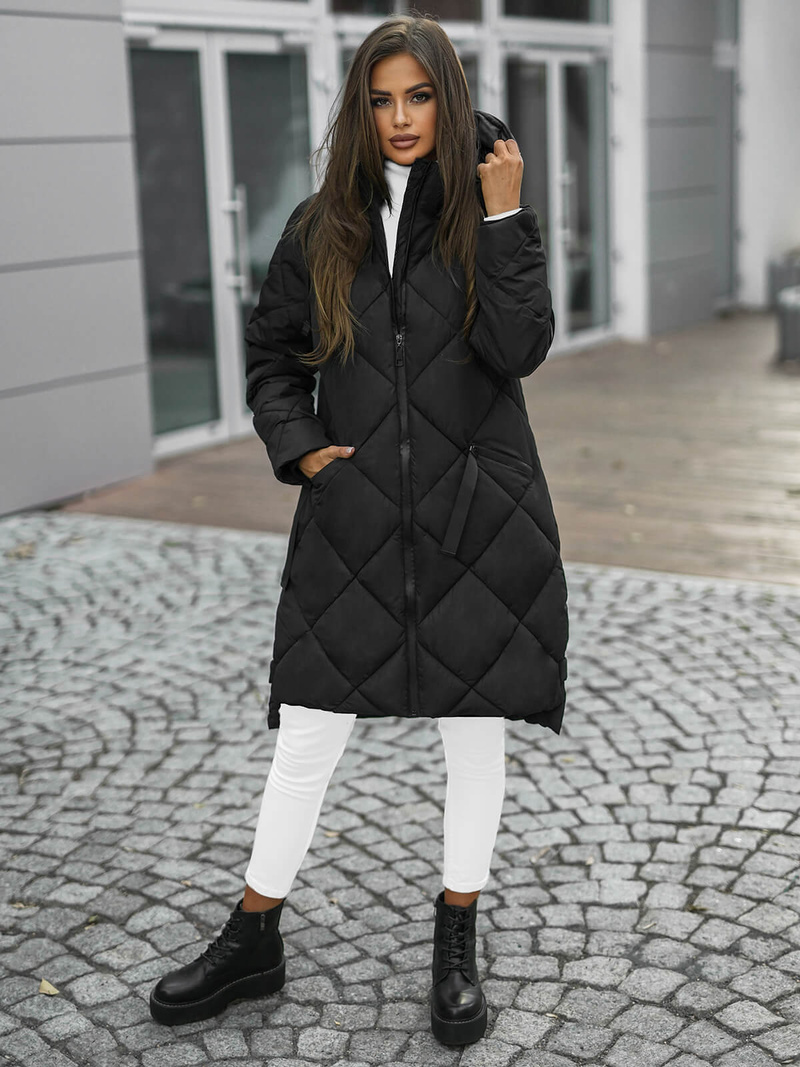 Damen Jacke Schwarz OZONEE JS/5M3168/392Z