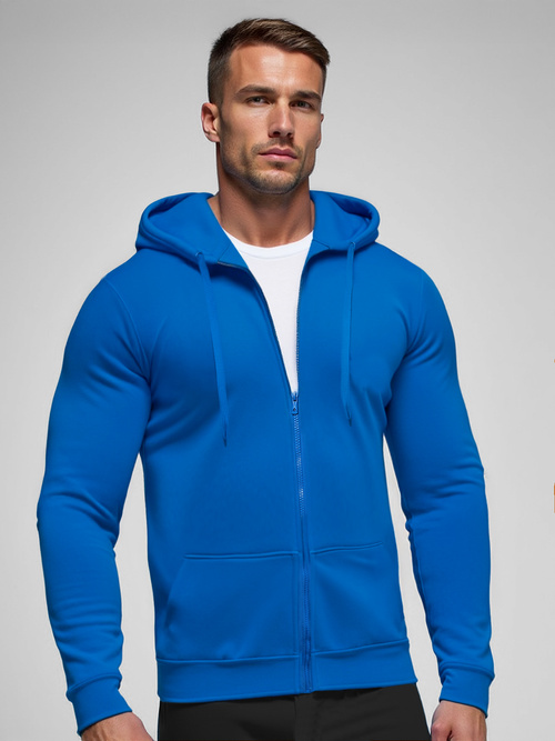 Herren Kapuzenpullover Blau OZONEE JS/2008