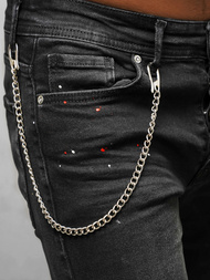 Herren Jeanshose Schwarz OZONEE O/WE1006