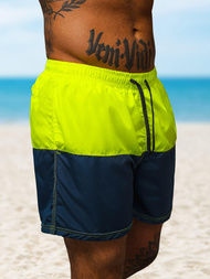 Herren Badeshorts Gelb/Dunkelblau OZONEE JS/HM066