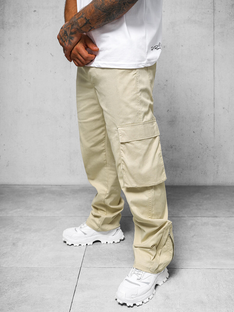 Herren Hose Beige OZONEE O/G3016Z