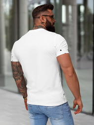 Herren T-shirt Weiß OZONEE JS/8B1388/1