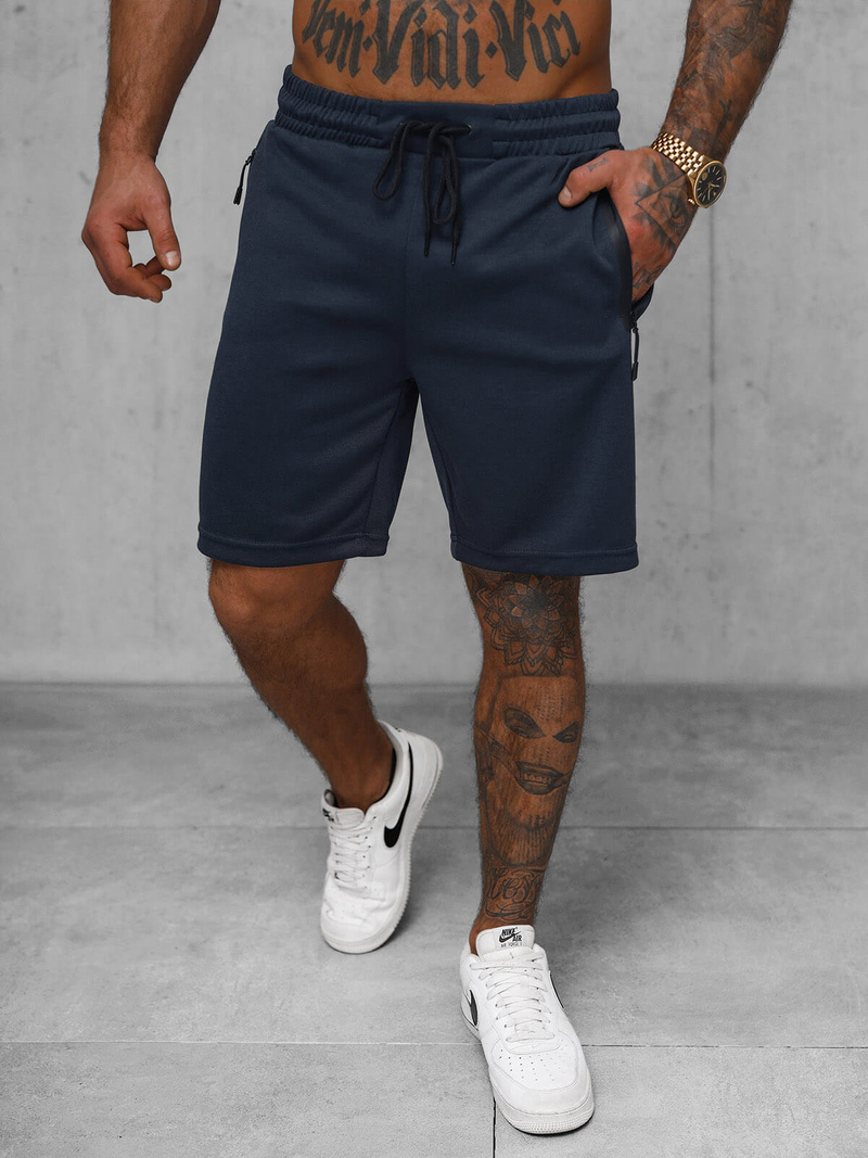 Herren Sportshorts Dunkelblau OZONEE JS/17K533/25