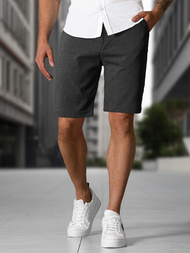 Herren Chino Shorts Anthrazit OZONEE DJ/4400