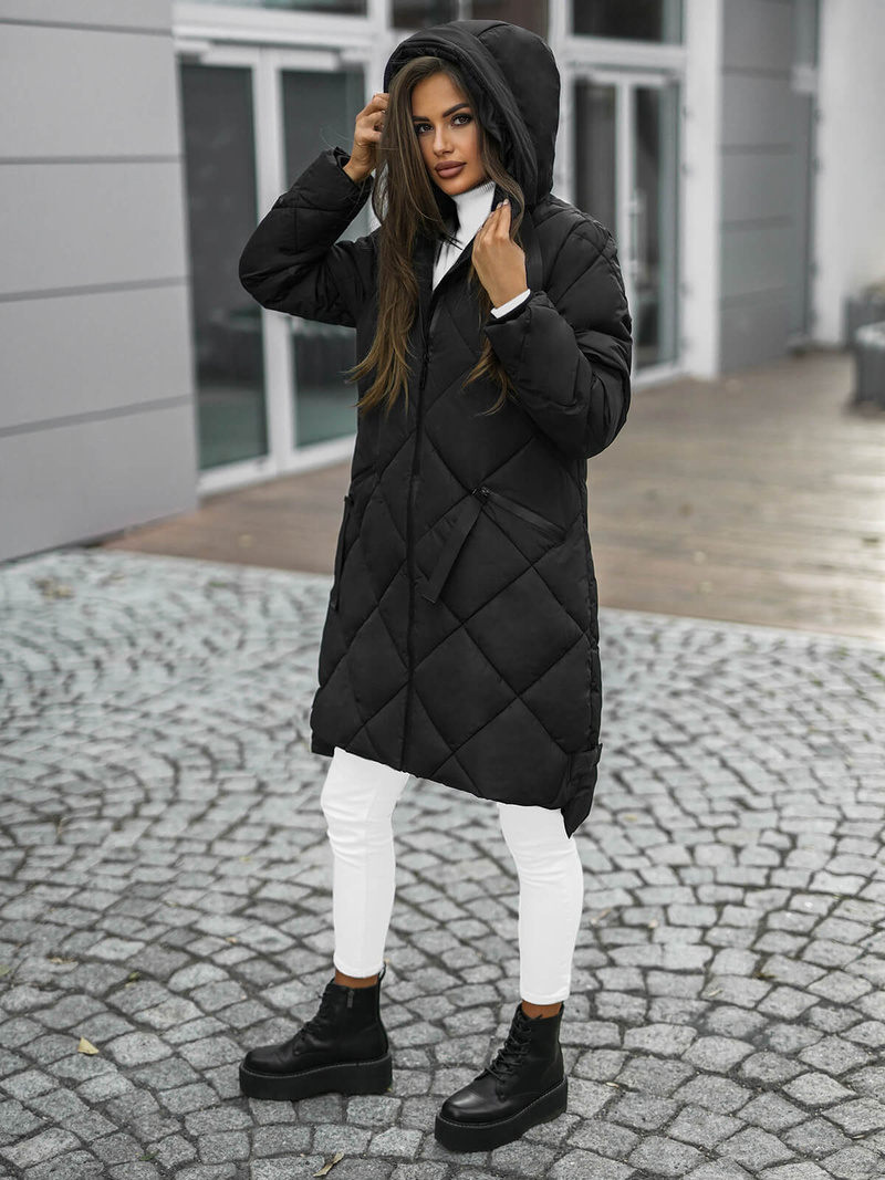 Damen Jacke Schwarz OZONEE JS/5M3168/392Z