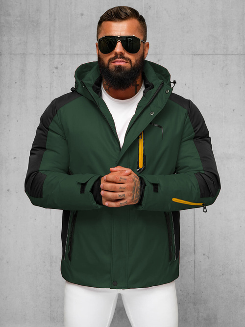 Herren Winterjacke Dunkelgrün OZONEE JS/91M9905/136Z