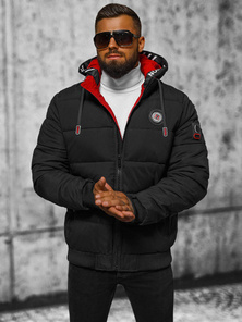 Herren Winterjacke Schwarz OZONEE JS/84M3029/392