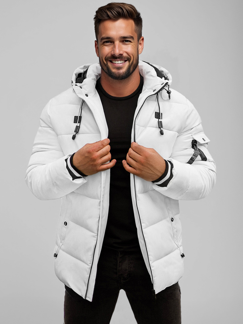 Herren Jacke Weiß OZONEE JS/57M7502/281Z