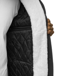 Herren Winterjacke Schwarz-Weiß OZONEE O/5832Z