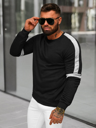 Herren Sweatshirt Schwarz OZONEE JS/8B1322/3
