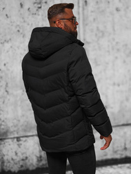 Herren Winterjacke Schwarz OZONEE JS/5M3135/392