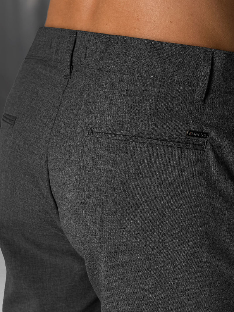 Herren Chino Shorts Anthrazit OZONEE DJ/4400