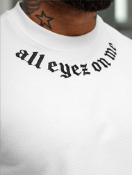 Herren Sweatshirt Weiß OZONEE O/P2027Z