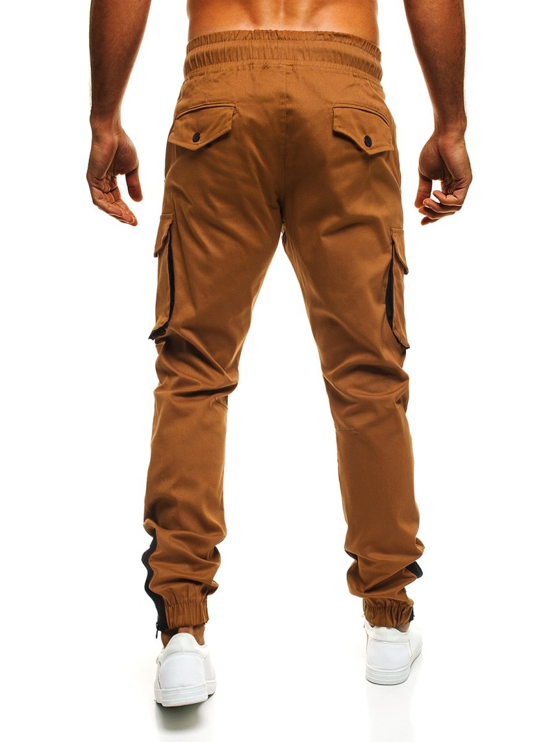 Herren Jogger Hosen DunkelCamel OZONEE A/705