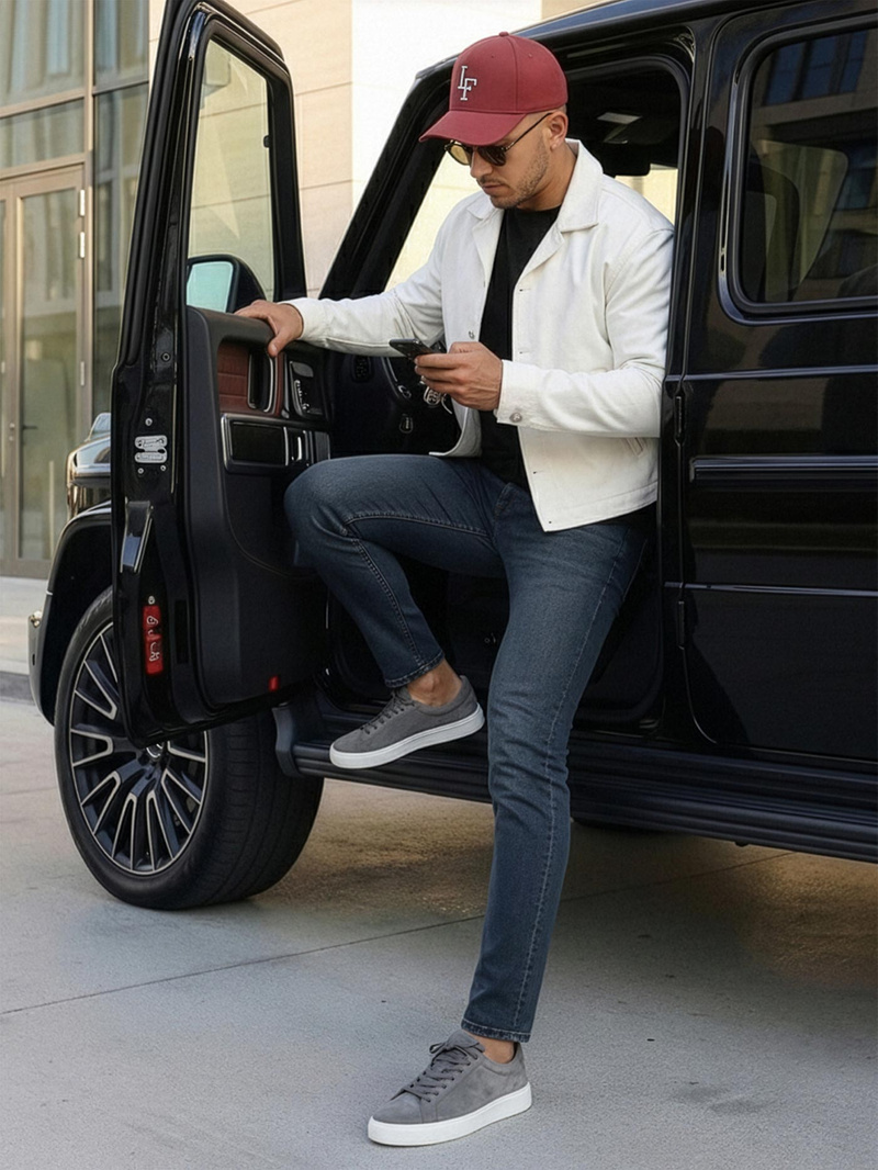 Herren Jeanshose Dunkelblau OZONEE O/JK2895AZ