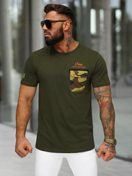 Herren T-shirt Khaki OZONEE O/MPO3492