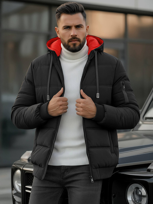 Herren Jacke Schwarz OZONEE JS/31M5003Z