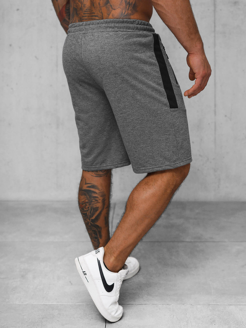 Herren Sportshorts Anthrazit OZONEE JS/8K1500/5