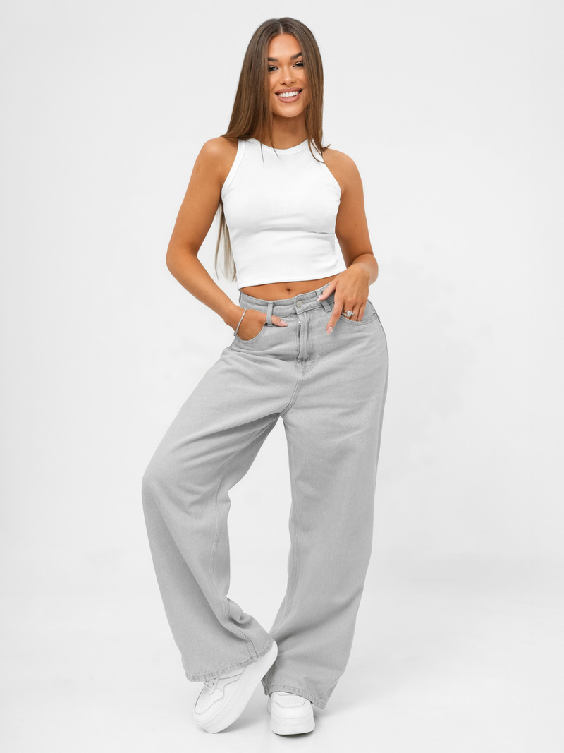 Damen Tanktop Weiß OZONEE JS/96T665/1