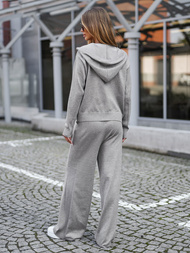 Zweiteiliges Trainingsanzug-Set Grau OZONEE JS/26C8803/2