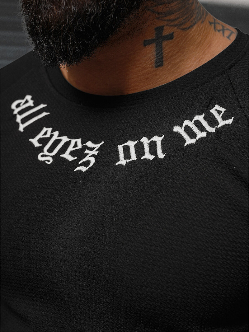 Herren T-shirt Schwarz OZONEE O/T7256