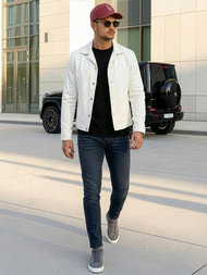 Herren Jeanshose Dunkelblau OZONEE O/JK2895AZ