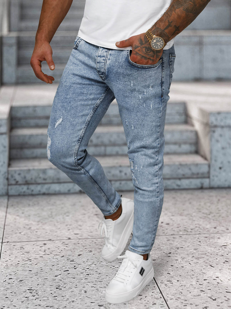 Herren Jeanshose Blau OZONEE O/2339/2