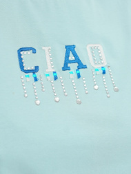 Damen T-shirt Hellblau OZONEE JS/RJ77542