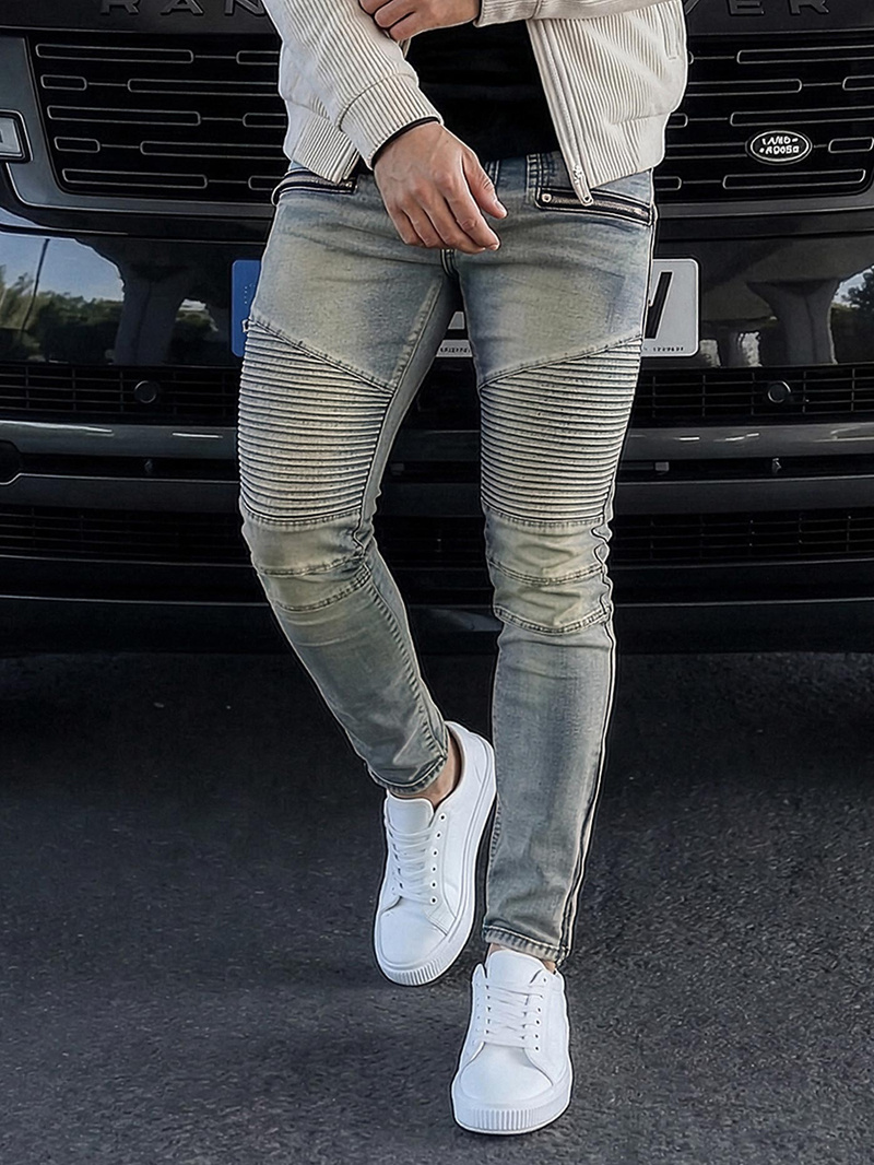 Herren Jeanshose Blau OZONEE O/EM8886Z