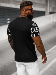 Herren T-shirt Schwarz OZONEE O/8T1280/3