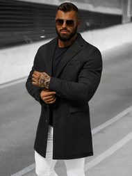 Herren Mantel Schwarz OZONEE JB/1047Z