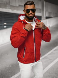 Herren Jacke Rot OZONEE JS/5M802/275