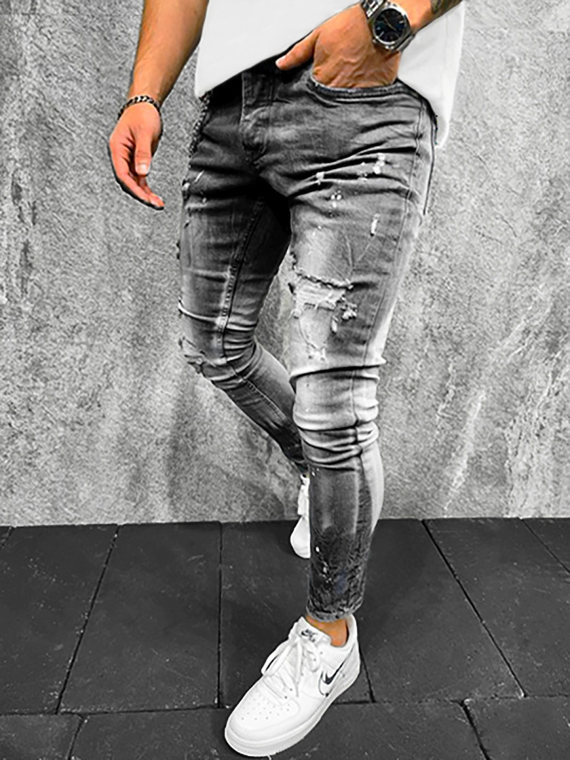 Herren Jeanshose Anthrazit OZONEE O/B6433