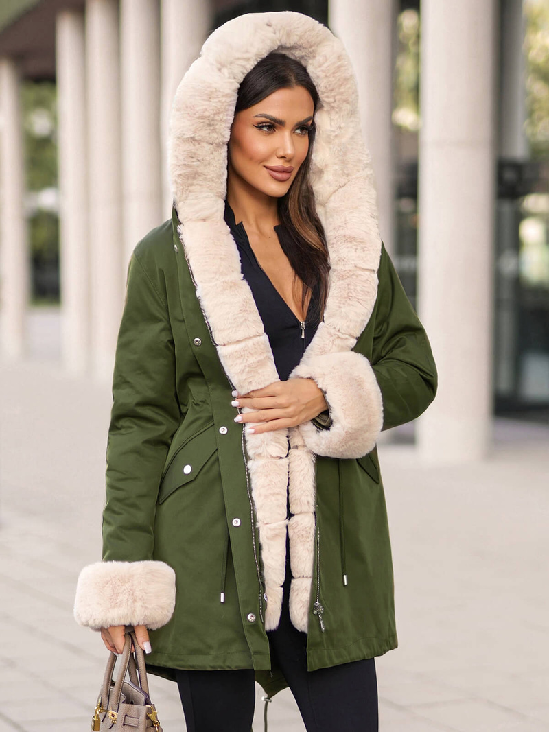 Damen Jacke Grün OZONEE JS/M763/136Z