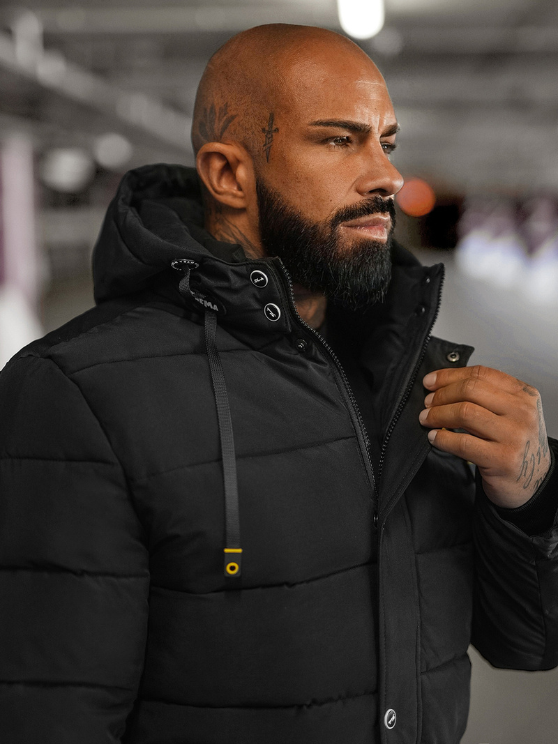 Herren Jacke Schwarz OZONEE JS/57M7503/392