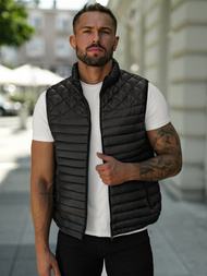 Herren weste schwarz OZONEE JS/16M9333/392B