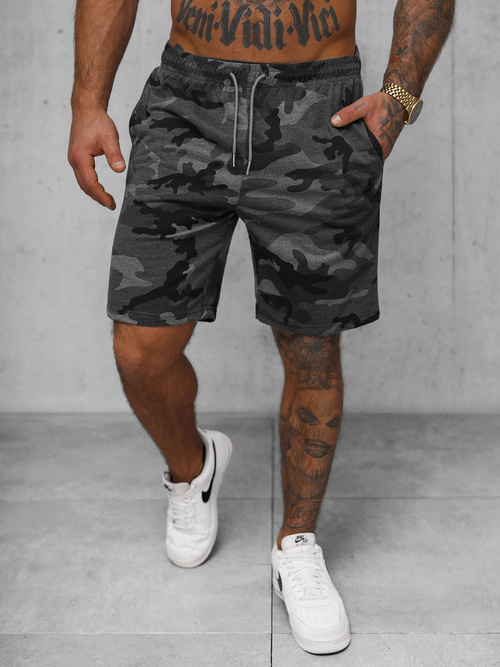 Herren Sportshorts Anthrazit OZONEE JS/8K283/5